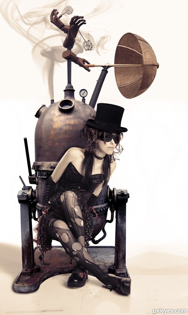 Creation of Steampunk Girl: Final Result